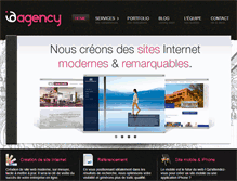 Tablet Screenshot of idagency.fr